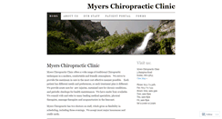 Desktop Screenshot of myerschiropracticclinic.com